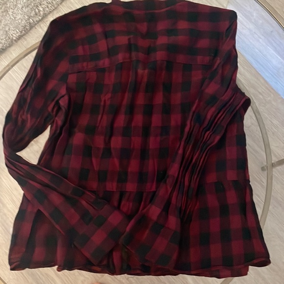 Madewell plaid button up shirt size small - Picture 4 of 4